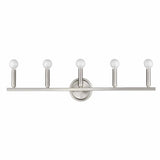 Sawyer 5-Light Satin Nickel Vanity - Homeroots - Flyclothing LLC