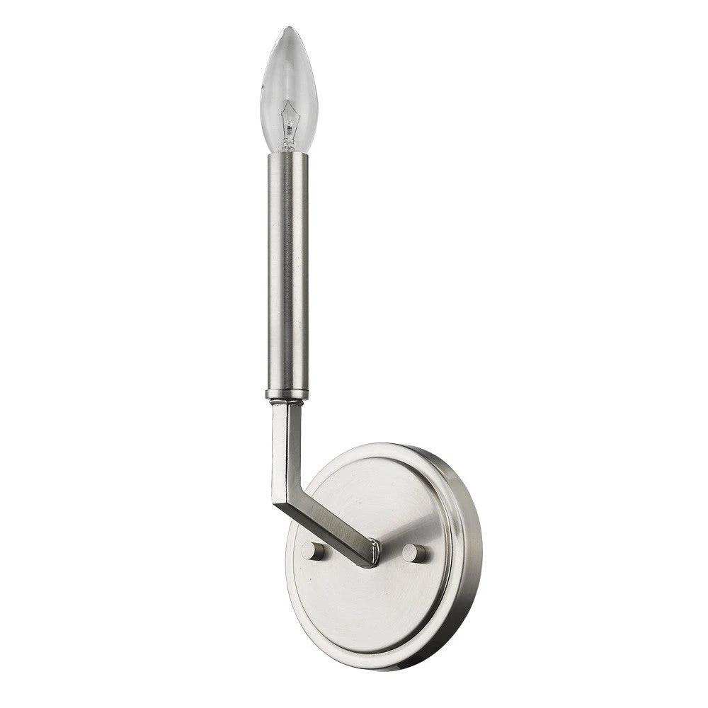 Minimalist Silver Wall Sconce - Homeroots - Flyclothing LLC