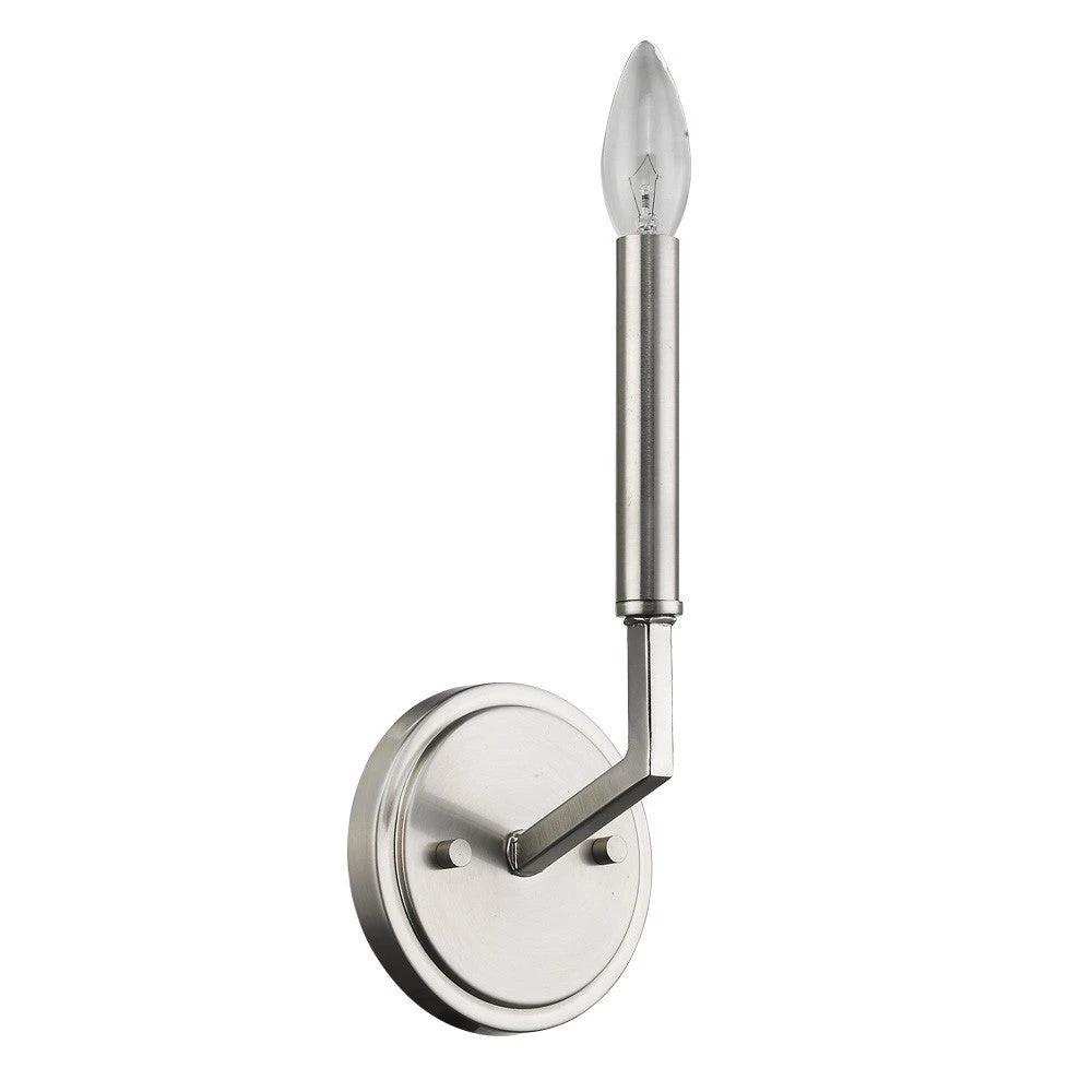 Minimalist Silver Wall Sconce - Homeroots - Flyclothing LLC