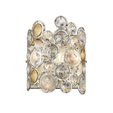 Vitozzi 1-Light Antique Silver Leaf Sconce - Homeroots - Flyclothing LLC