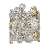 Vitozzi 1-Light Antique Silver Leaf Sconce - Homeroots - Flyclothing LLC