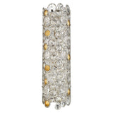 Vitozzi 3-Light Antique Silver Leaf Sconce - Homeroots - Flyclothing LLC