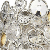 Vitozzi 3-Light Antique Silver Leaf Sconce - Homeroots - Flyclothing LLC