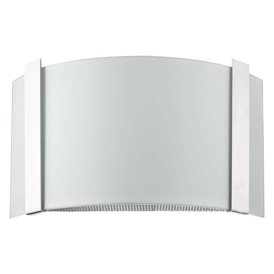 Polished Chrome Wall Sconce with Frosted Glass Shade - Homeroots - Flyclothing LLC