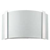 Polished Chrome Wall Sconce with Frosted Glass Shade - Homeroots - Flyclothing LLC