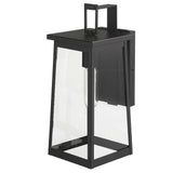 Black Contempo Elongated Outdoor Wall Light - Homeroots - Flyclothing LLC