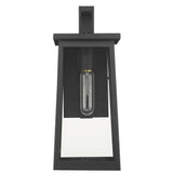 Black Contempo Elongated Outdoor Wall Light - Homeroots - Flyclothing LLC