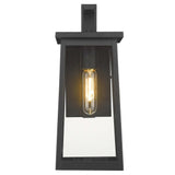 Black Contempo Elongated Outdoor Wall Light - Homeroots - Flyclothing LLC