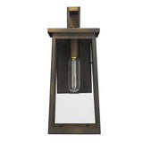 Burnished Bronze Contempo Elongated Outdoor Wall Light - Homeroots - Flyclothing LLC