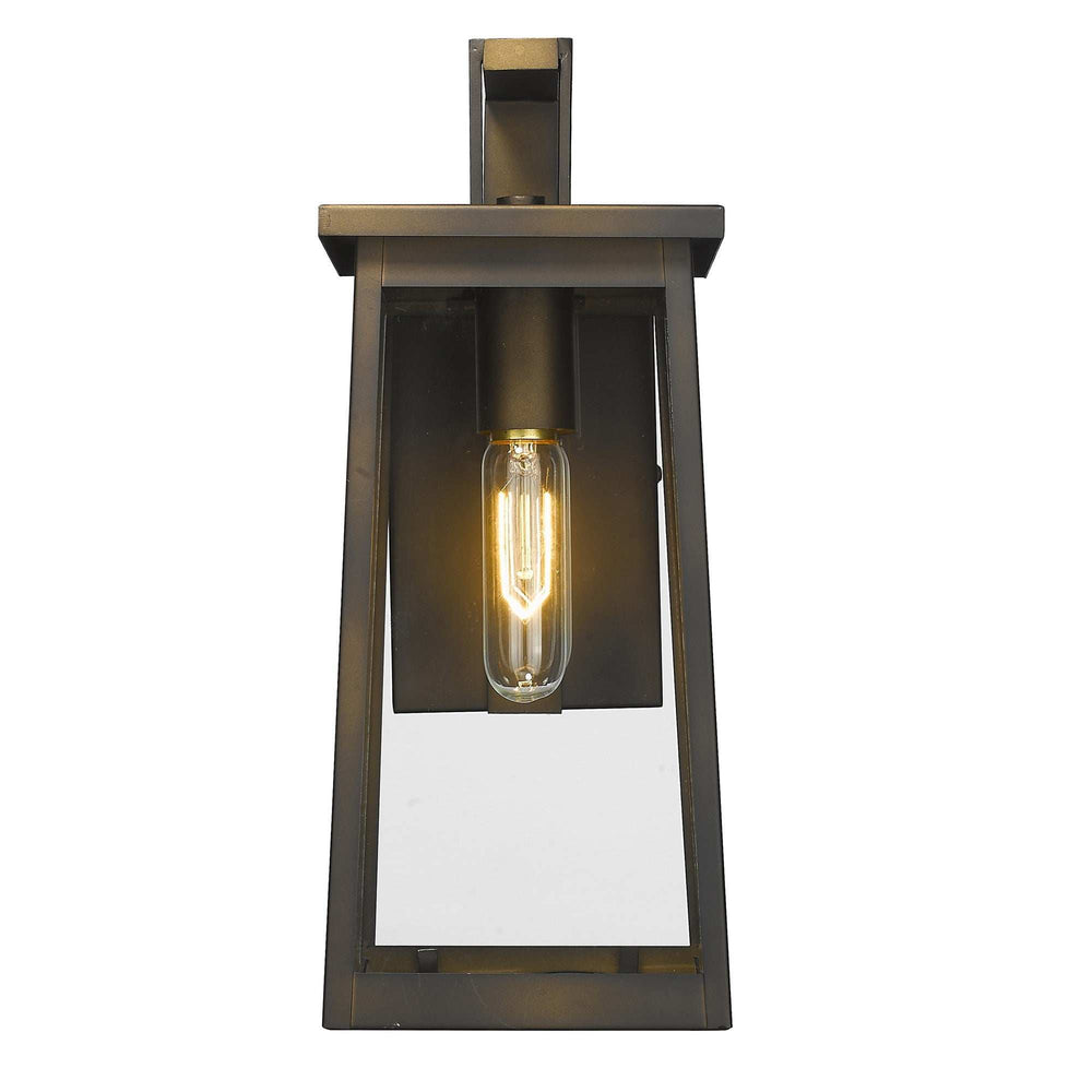 Burnished Bronze Contempo Elongated Outdoor Wall Light - Homeroots - Flyclothing LLC