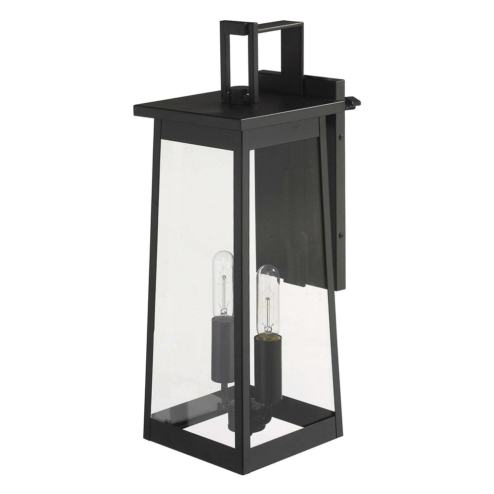 Alden 2-Light Matte Black Wall Light - Homeroots - Flyclothing LLC