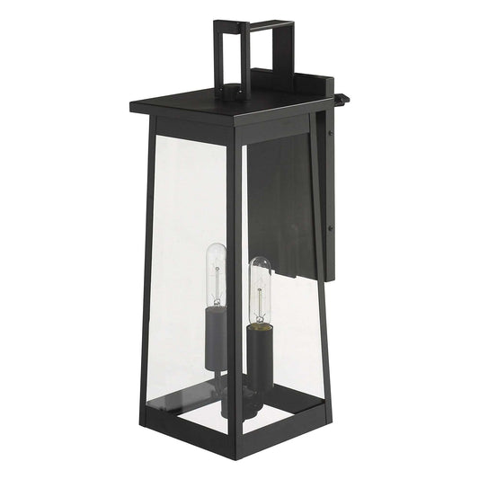 Alden 2-Light Matte Black Wall Light - Homeroots - Flyclothing LLC