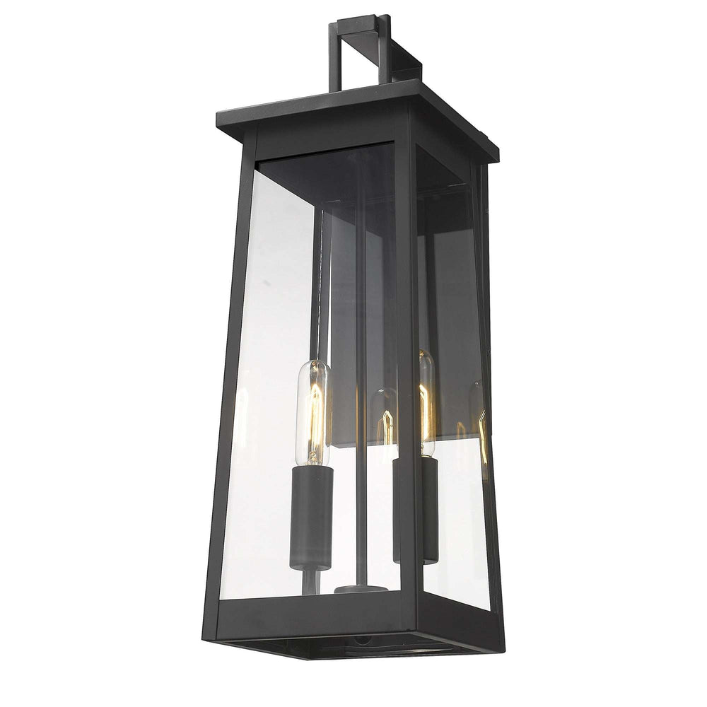 Alden 2-Light Matte Black Wall Light - Homeroots - Flyclothing LLC