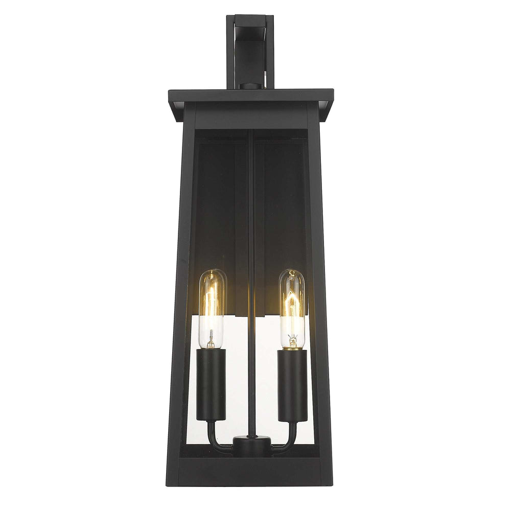 Alden 2-Light Matte Black Wall Light - Homeroots - Flyclothing LLC