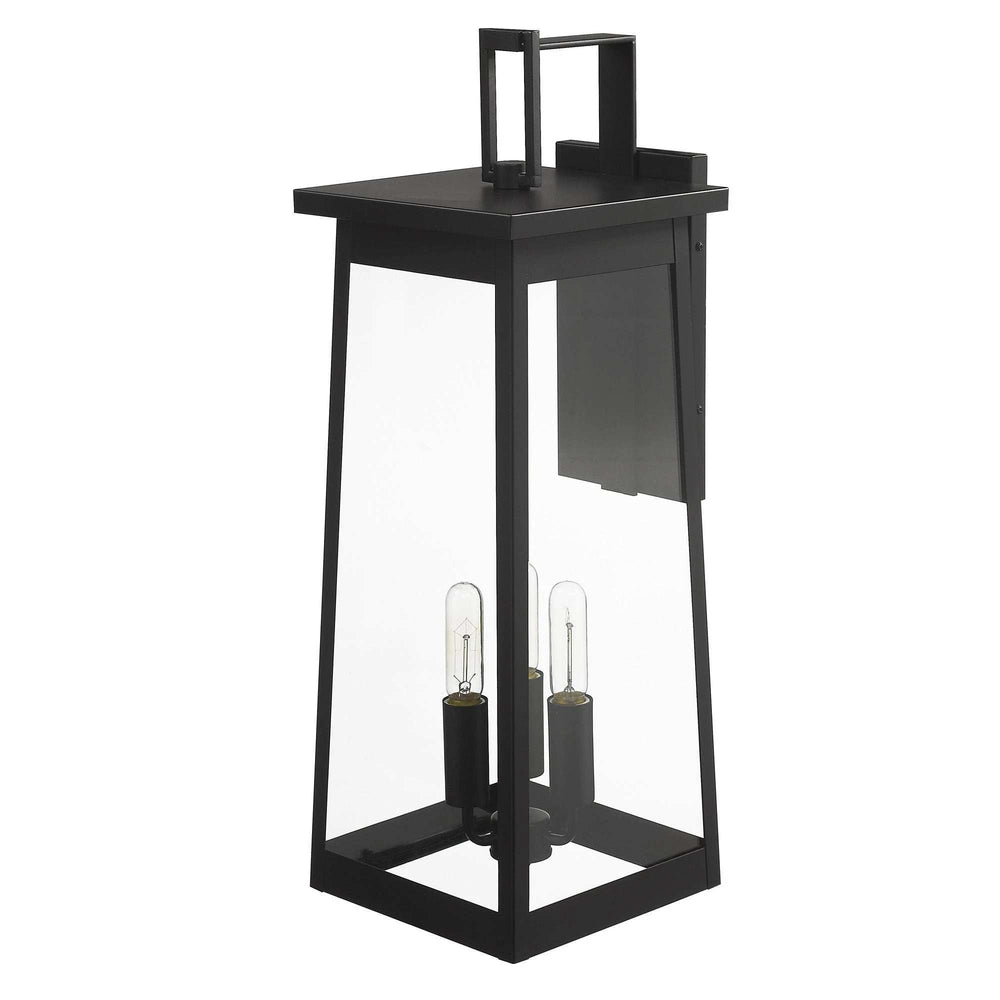Alden 3-Light Matte Black Wall Light - Homeroots - Flyclothing LLC
