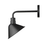 Wide Shade Matte Black LED Wall Light - Homeroots - Flyclothing LLC