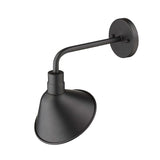 Wide Shade Matte Black LED Wall Light - Homeroots - Flyclothing LLC