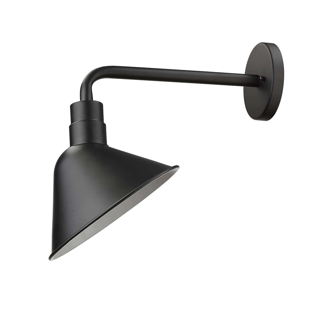Fuller 1-Light Matte Black Wall Light - Homeroots - Flyclothing LLC