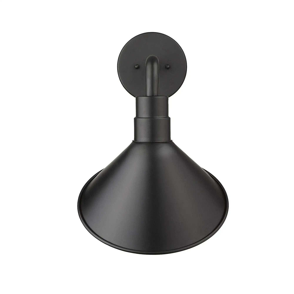 Fuller 1-Light Matte Black Wall Light - Homeroots - Flyclothing LLC