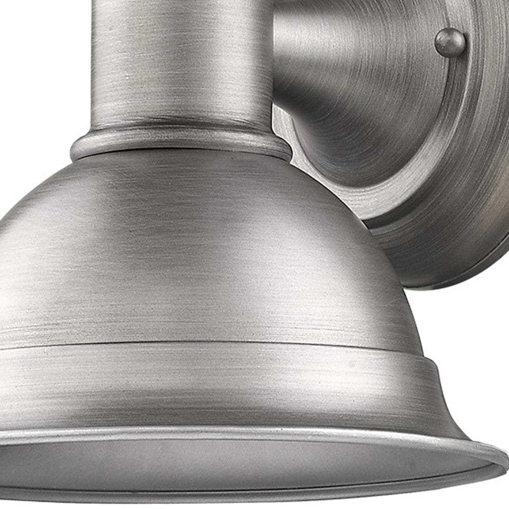 Brushed Silver Aluminum Wall Sconce - Homeroots - Flyclothing LLC