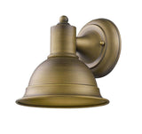 Brushed Gold Aluminum Wall Sconce - Homeroots - Flyclothing LLC