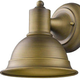 Brushed Gold Aluminum Wall Sconce - Homeroots - Flyclothing LLC