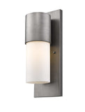 Contemporary Brushed Silver and White Wall Light - Homeroots - Flyclothing LLC