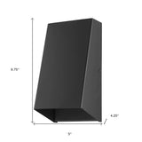 Matte Black Geometric Wall Sconce - Homeroots - Flyclothing LLC