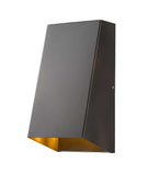 Antique Bronze Geometric Wall Sconce - Homeroots - Flyclothing LLC