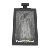 Matte Black glass panels Outdoor Wall Light - Homeroots - Flyclothing LLC
