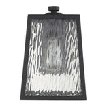 Hirche 1-Light Matte Black Wall Light - Homeroots - Flyclothing LLC