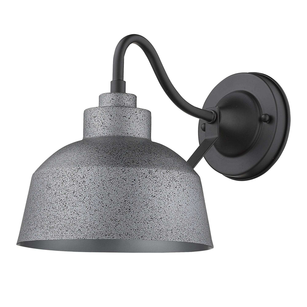 Barnes 1-Light Gray Wall Light - Homeroots - Flyclothing LLC