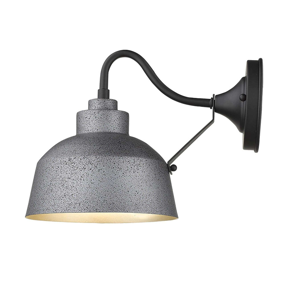 Barnes 1-Light Gray Wall Light - Homeroots - Flyclothing LLC