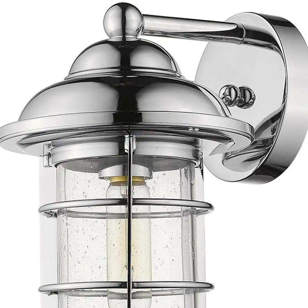 Silver Teardrop Shape Wall Sconce - Homeroots - Flyclothing LLC