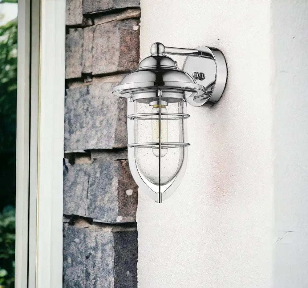 Silver Teardrop Shape Wall Sconce - Homeroots - Flyclothing LLC