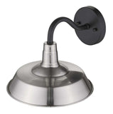 Silver Shallow Plate Shape Wall Light - Homeroots - Flyclothing LLC