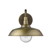 Burry 1-Light Antique Brass Wall Light - Homeroots - Flyclothing LLC