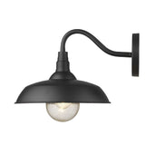Burry 1-Light Matte Black Wall Light - Homeroots - Flyclothing LLC