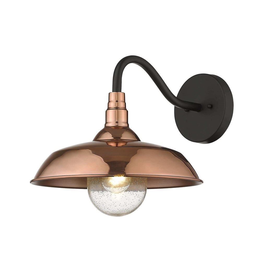 Burry 1-Light Copper Wall Light - Homeroots - Flyclothing LLC