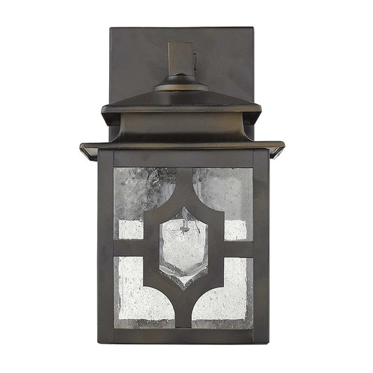 Antique Bronze Outdoor Lantern Wall Light - Homeroots - Flyclothing LLC