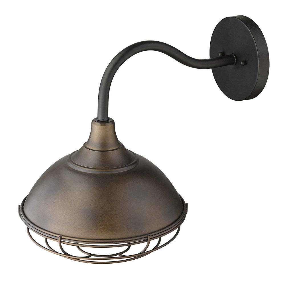 Afton 1-Light Oil-Rubbed Bronze Wall Light - Homeroots - Flyclothing LLC