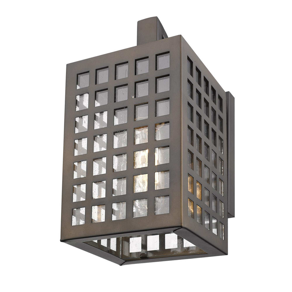 Letzel 1-Light Oil-Rubbed Bronze Wall Light - Homeroots - Flyclothing LLC