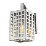 Letzel 1-Light Satin Nickel Wall Light - Homeroots - Flyclothing LLC