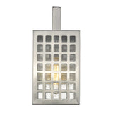 Letzel 1-Light Satin Nickel Wall Light - Homeroots - Flyclothing LLC