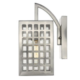 Letzel 1-Light Satin Nickel Wall Light - Homeroots - Flyclothing LLC