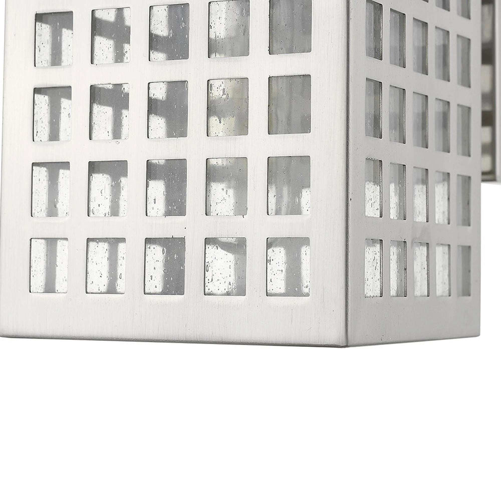 Letzel 1-Light Satin Nickel Wall Light - Homeroots - Flyclothing LLC