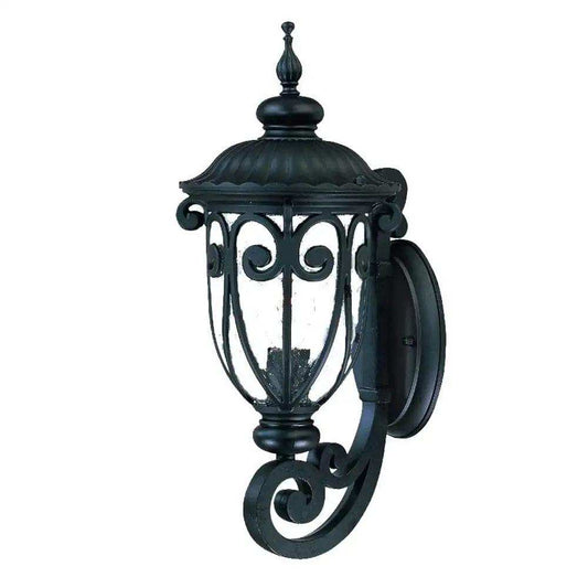 Traditional Matte Black Wall Sconce - Homeroots - Flyclothing LLC