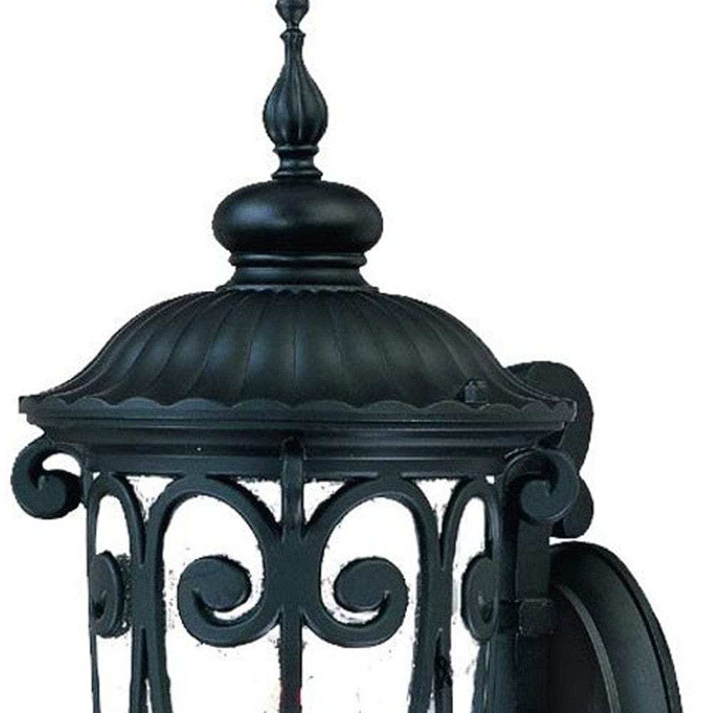 Traditional Matte Black Wall Sconce - Homeroots - Flyclothing LLC