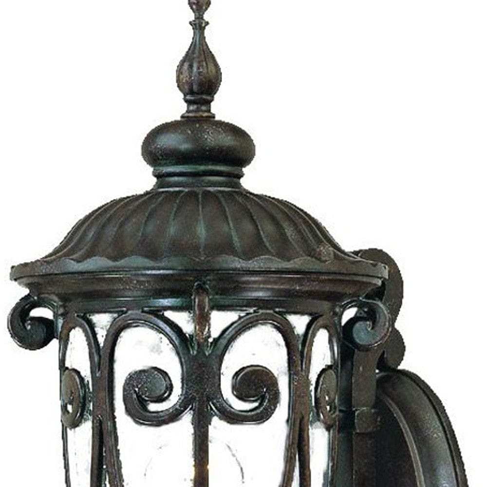 Traditional Dark Brown Wall Sconce - Homeroots - Flyclothing LLC