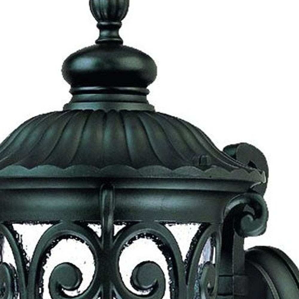 Naples 1-Light Matte Black Wall Light - Homeroots - Flyclothing LLC